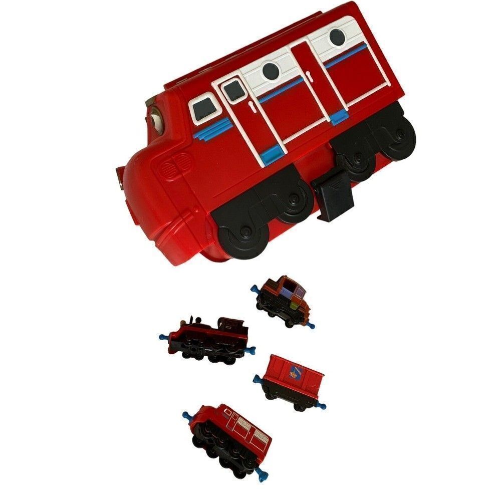 Chuggington Wilson Train Carry Case With 4 Trains Learning Curve Inc.